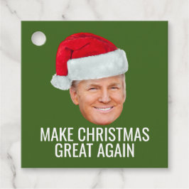 Etiquetas Para Lembrancinhas Trump Santa Hat Torne o Excelente de Natal mais en
