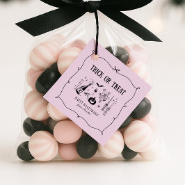 Etiquetas Para Lembrancinhas Truque ou travessura de Whimedia, Dia das Bruxas c