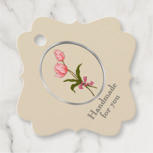 Etiquetas Para Lembrancinhas Tulipa no quadro, feita à mão por...