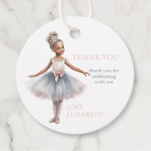 Etiquetas Para Lembrancinhas Tutu Cute Elegante Ballerina Watercolor Aniversári