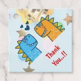 Etiquetas Para Lembrancinhas Twins Dino Roar Festa de aniversário