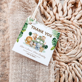 Etiquetas Para Lembrancinhas Twins Wild One 1st Birthday Safari Animals