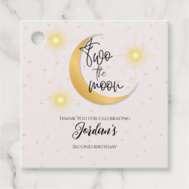 Etiquetas Para Lembrancinhas Two The Moon Elegant Gender Neutral 2nd Birthday 