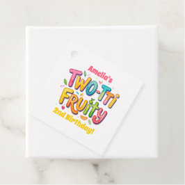 Etiquetas Para Lembrancinhas Two-tti Fruity 2nd Birthday Party