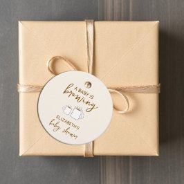 Etiquetas Para Lembrancinhas Um Bebê Está Fazendo Chá de fraldas