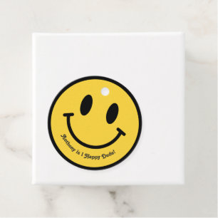 Etiquetas Para Lembrancinhas "Um cara feliz" - Festa de aniversário dos sorriso