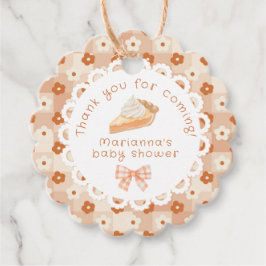 Etiquetas Para Lembrancinhas Um Chá de fraldas de torta bonito Obrigado