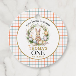 Etiquetas Para Lembrancinhas Um coelho da Páscoa está virando um primeiro anive