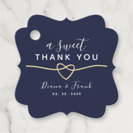 Etiquetas Para Lembrancinhas Um doce obrigado Marinho Casamento Azul