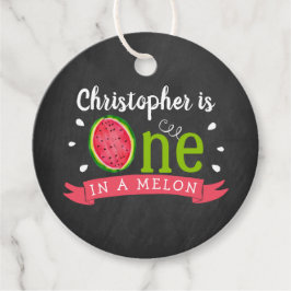 Etiquetas Para Lembrancinhas Um Em Um primeiro aniversario De Quadro Melão