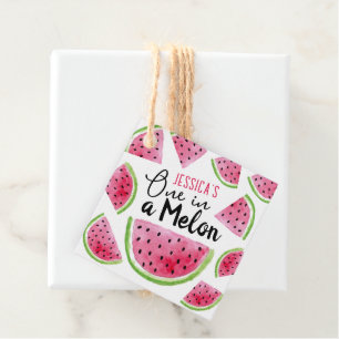 Etiquetas Para Lembrancinhas Um na Festa de aniversário Melon