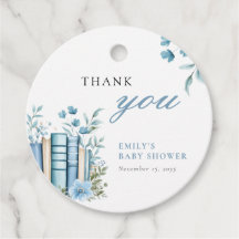 Um novo capítulo Chá de fraldas azul