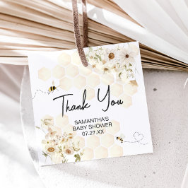 Etiquetas Para Lembrancinhas Um Quadrado De Chá de fraldas De Abelhas De Mel