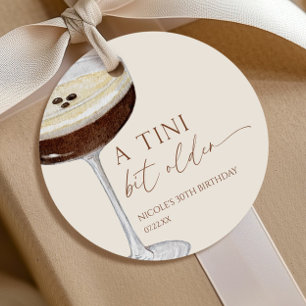 Etiquetas Para Lembrancinhas Um Tini Bit Older Expresso Martini Chá de Noiva