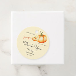 Etiquetas Para Lembrancinhas Uma abóbora doce está a caminho do chá de fraldas