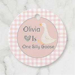 Etiquetas Para Lembrancinhas Uma Festa de aniversário rosa de Bobo Gingham