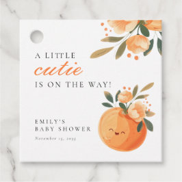 Etiquetas Para Lembrancinhas Uma Pequena Cutie Está A Caminho Do Chá de fraldas