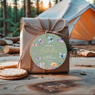 Etiquetas Para Lembrancinhas Uma vida inteira de borboletas Chá de panela Mesa