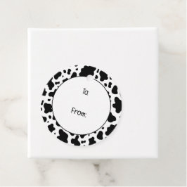 Etiquetas Para Lembrancinhas Vacas de Fazenda de País Bonito