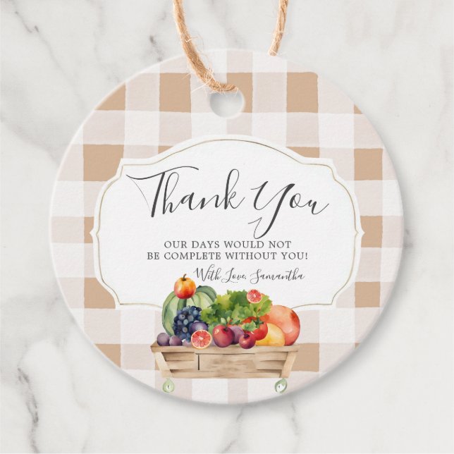 Etiquetas Para Lembrancinhas Veggies Cultivados Localmente Agricultores Comerci (Frente)