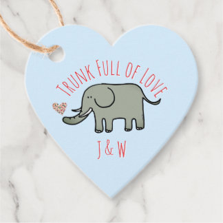 Etiquetas Para Lembrancinhas Ventre Cheio de Amor Elefante Fofo do Dia dos Namo