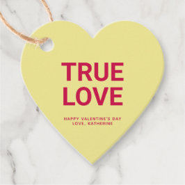 Etiquetas Para Lembrancinhas Verdadeiro amor amarelo Dia de os namorados boniti