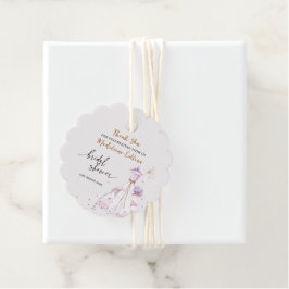 Etiquetas Para Lembrancinhas Vestido de casamento de Chá de panela personalizad