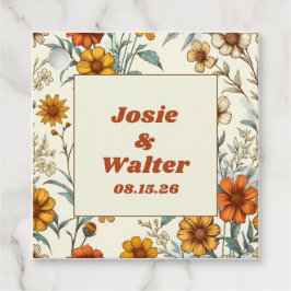 Etiquetas Para Lembrancinhas Vintage Floral 70s Casamento de Eterno inspirado