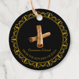 Etiquetas Para Lembrancinhas Vintage Homemade Cinnamon Extract Hang Tag
