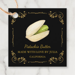 Etiquetas Para Lembrancinhas Vintage Homemade Pistachio Butachio Square Hang Ta