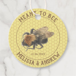 Etiquetas Para Lembrancinhas Vintage Honeybee & Honeycomb Wedding