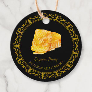 Etiquetas Para Lembrancinhas Vintage Honeycomb Orgânico Mel Hang Tag
