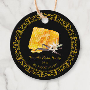 Etiquetas Para Lembrancinhas Vintage Honeycomb Vanilla Infuso Mel Hang Tag
