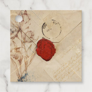 Etiquetas Para Lembrancinhas Vintage Old Envelope Scrapbook Embeleting