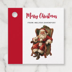 Etiquetas Para Lembrancinhas Vintage Papais noeis Natal Tradicional