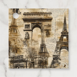 Etiquetas Para Lembrancinhas Vintage Paris Pattern – Eiffel Tower Home Decor