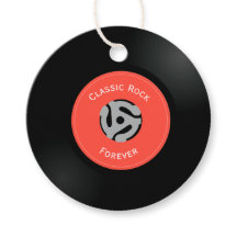 Vintage Vinyl Record Tag Design Favor