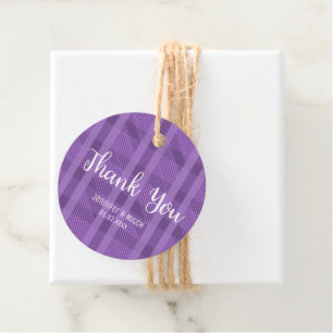 Etiquetas Para Lembrancinhas Violet Xadrez Tártaro Casamento Roxo