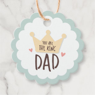 Etiquetas Para Lembrancinhas Você é o pai rei - dia de os pais - coroa