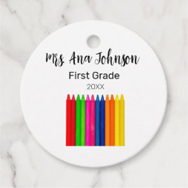 Etiquetas Para Lembrancinhas Voltar aos lápis da escola adicionar classe de nom