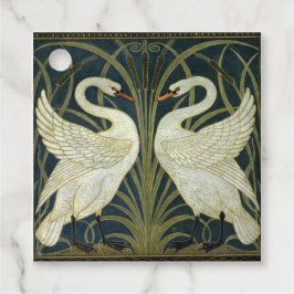 Etiquetas Para Lembrancinhas Walter Crane Swan & Rush and Iris Victorian 