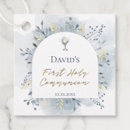 Etiquetas Para Lembrancinhas watercolor foliage First Communion