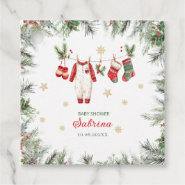 Etiquetas Para Lembrancinhas  Watercolor Merry Christmas Santa Christmas baby s