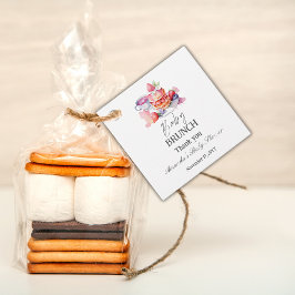 Etiquetas Para Lembrancinhas Watercolor Pancake Baby BrunChá