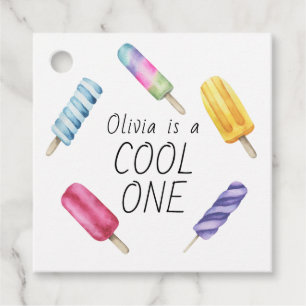 Etiquetas Para Lembrancinhas Watercolor Summer Popsick Sorvete Birthday