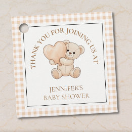 Etiquetas Para Lembrancinhas We Can Bearly Wait Teddy Bear Baby Shower