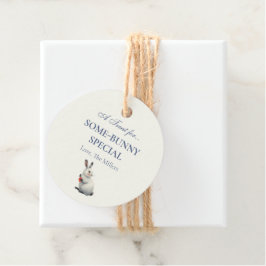 Etiquetas Para Lembrancinhas Whimsical Watercolor Bunny  Easter Brunch 