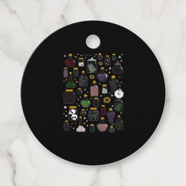 Etiquetas Para Lembrancinhas Whimsigoth Apothecary Classic (Frente)