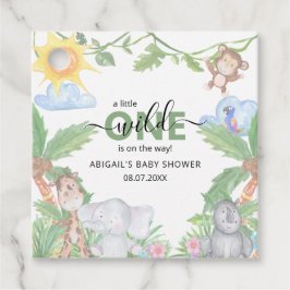 Etiquetas Para Lembrancinhas Wild One Safari Chá de fraldas Napkins