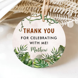 Etiquetas Para Lembrancinhas Wild One Tropical Safari Primeiro Aniversário